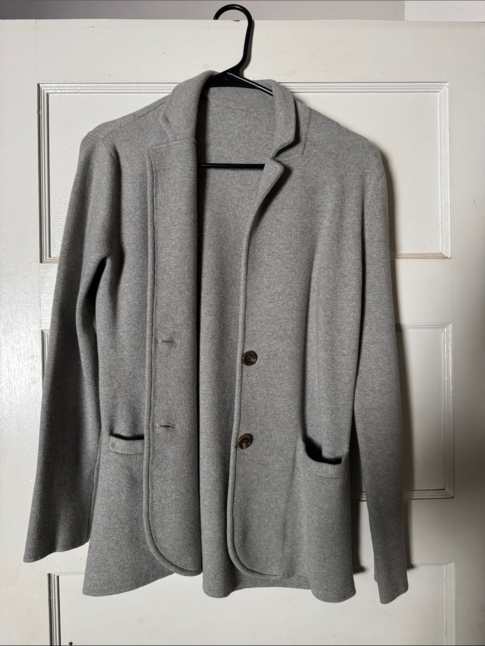 Jcrew Small Grey Sweater Blazer